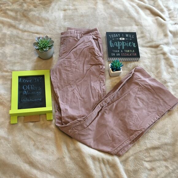 GAP Size 0R Perfect Khaki Brown/Purple Pants - Picture 1 of 9